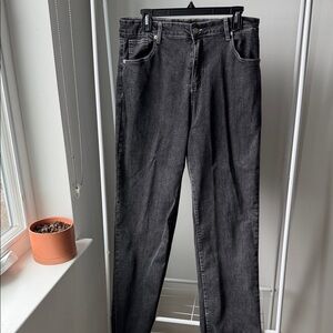 Fashion Nova Dark Gray Denim Jeans